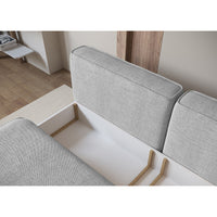 Sofa-lova LINVERA, pilka šenilas