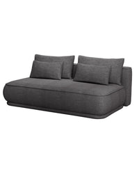 Sofa-lova LINVERA, tamsiai pilka šenilas
