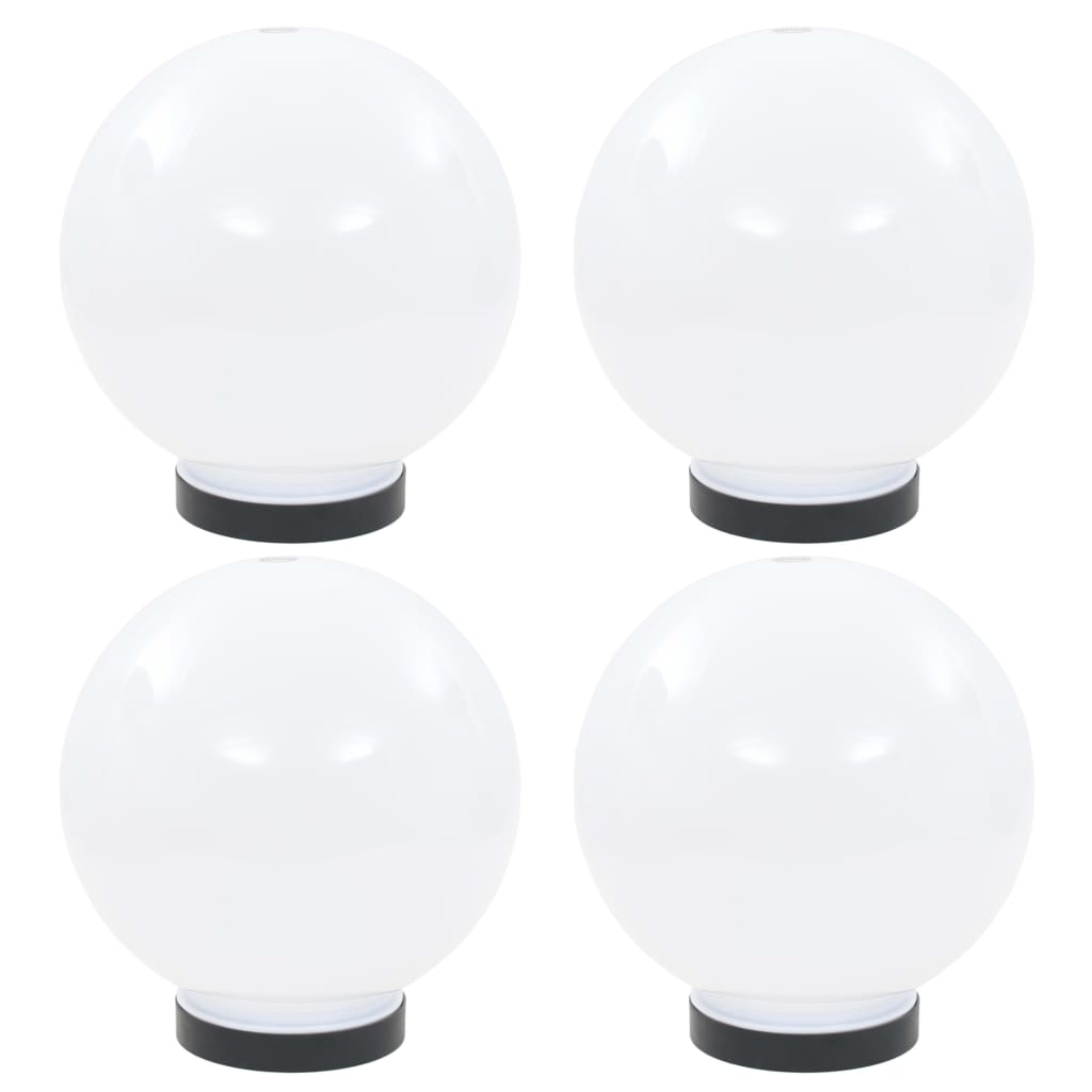 LED lempos, rutulio formos, 4vnt., sferinės, 20cm, PMMA - Namų Idėja