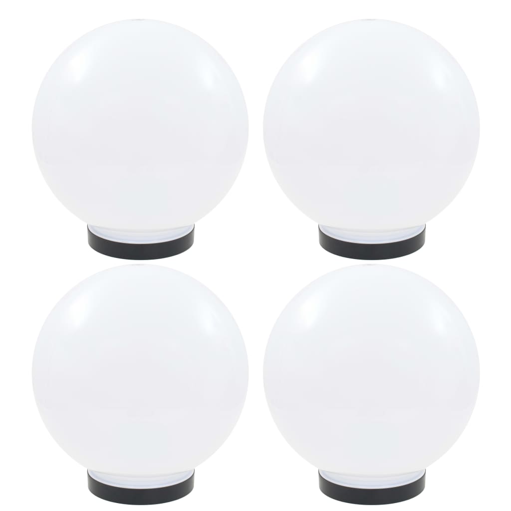 LED lempos, rutulio formos, 4vnt., sferinės, 25cm, PMMA - Namų Idėja