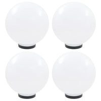 LED lempos, rutulio formos, 4vnt., sferinės, 30cm, PMMA - Namų Idėja