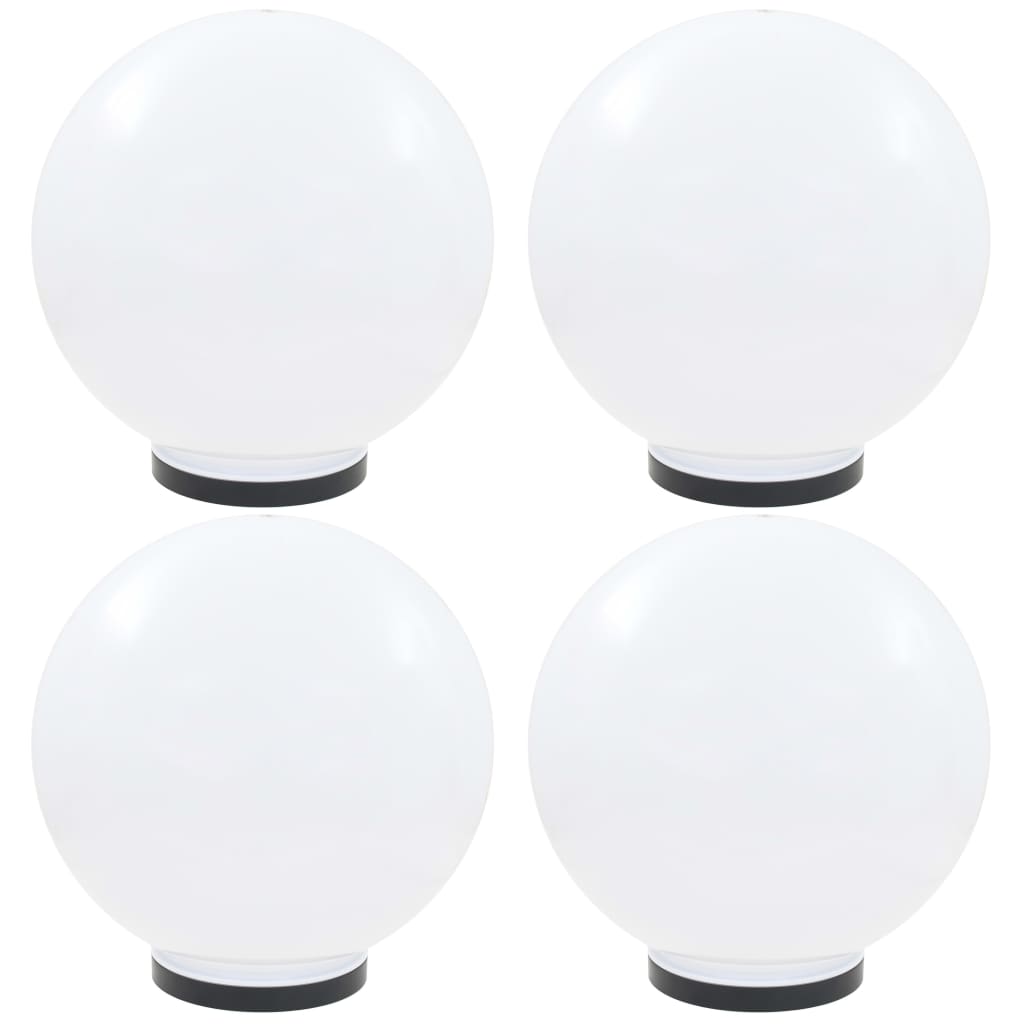LED lempos, rutulio formos, 4vnt., sferinės, 40cm, PMMA - Namų Idėja