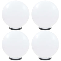 LED lempos, rutulio formos, 4vnt., sferinės, 40cm, PMMA - Namų Idėja