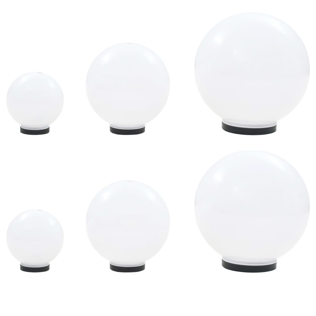 LED lempų rink., rut. form., 6d., sferiniai, 20/30/40cm, PMMA - Namų Idėja