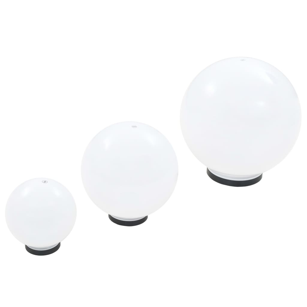 LED lempų rink., rut. form., 6d., sferiniai, 20/30/40cm, PMMA - Namų Idėja