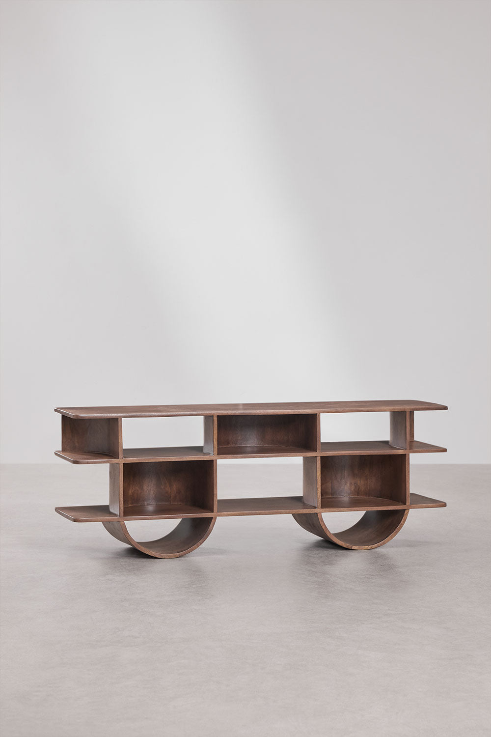 FLIN shelf, 55 cm, dark wood