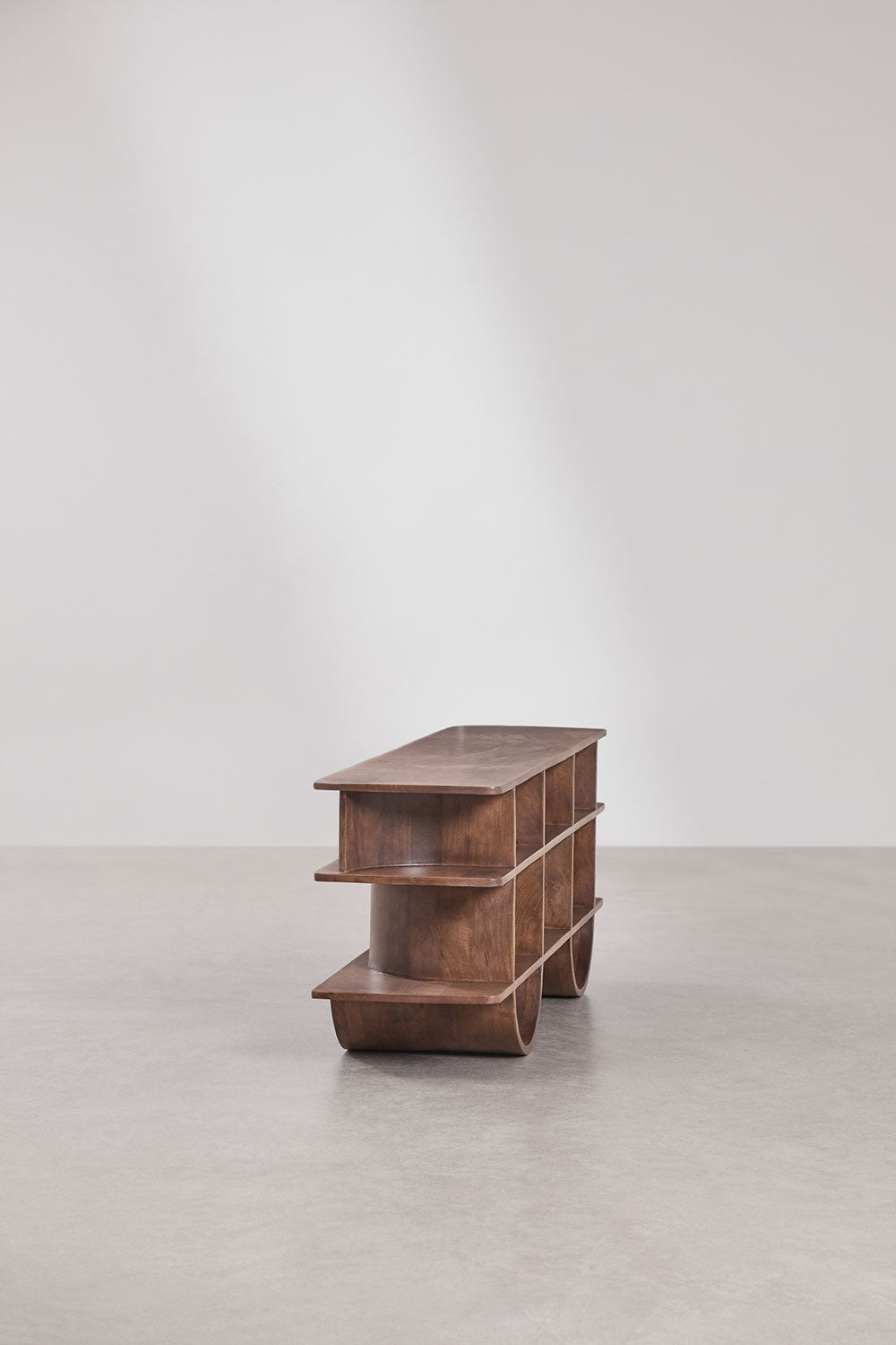 FLIN shelf, 55 cm, dark wood