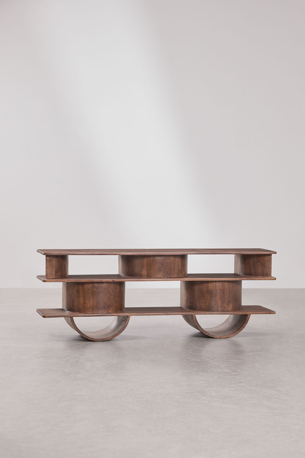 FLIN shelf, 55 cm, dark wood