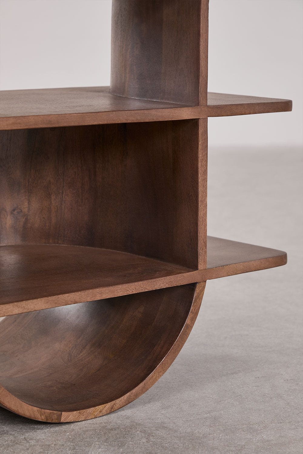 FLIN shelf, 55 cm, dark wood