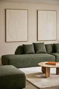 Modulinė sofa DZORELA visu dydžiu, tamsi akacija