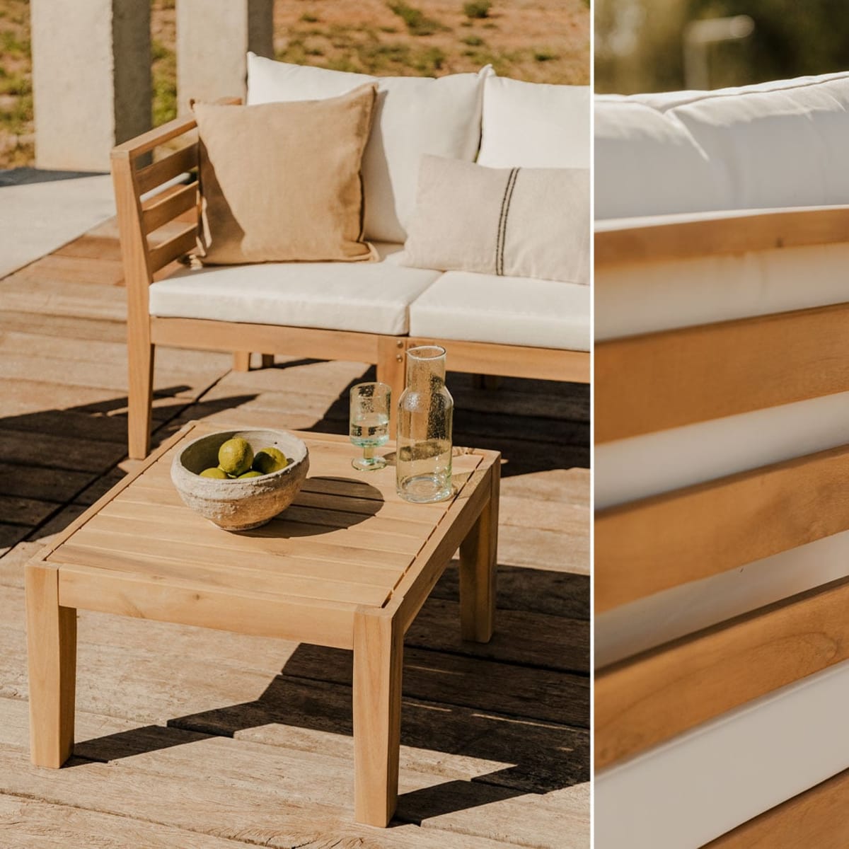 Corner sofa module MODULO, left, white