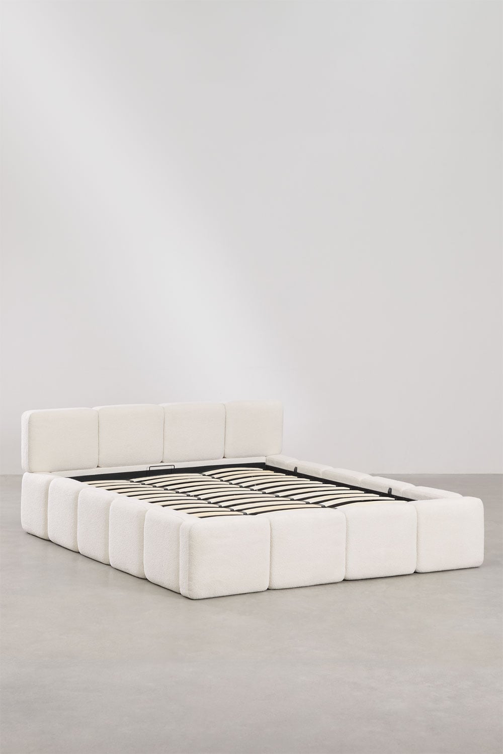 RARAURA upholstered bed with storage box
