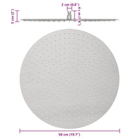 Lietaus dušo galvutė, 50cm, nerūdijantis plienas 304, apskrita - Namų Idėja