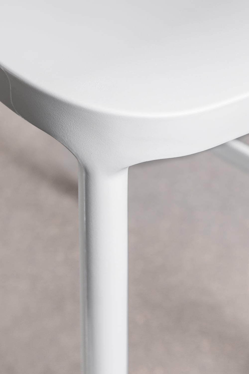 Bar Stool FERRO, white, 75 cm