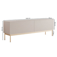 TV staliukas LINEARIS, kašmyro, 139 cm