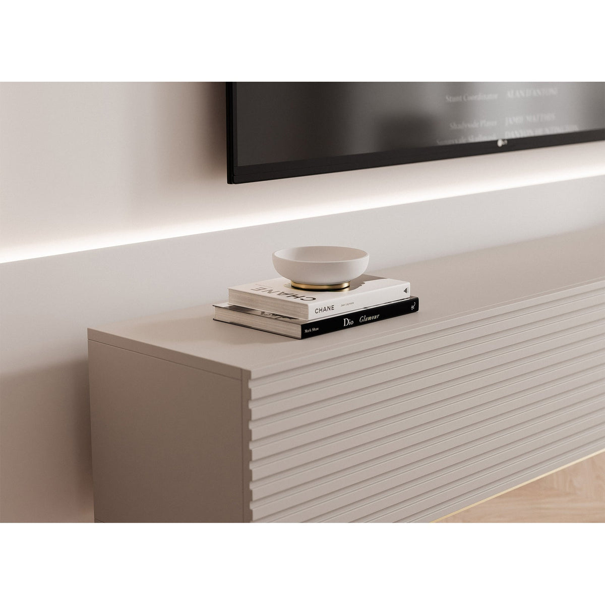 TV staliukas LINEARIS, kašmyro, 175 cm