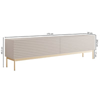 TV staliukas LINEARIS, kašmyro, 175 cm