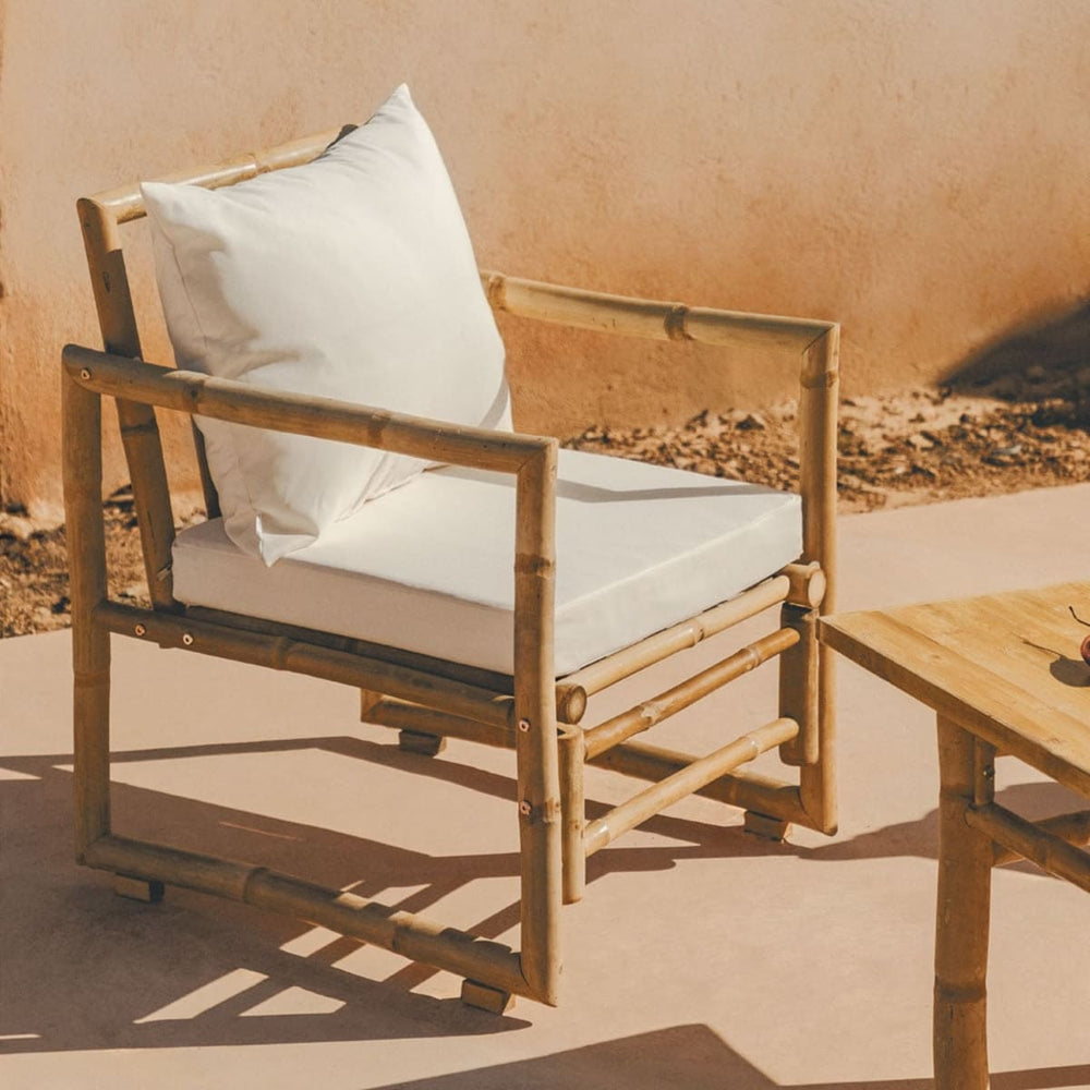 Armchair BAMBUNAS, natural bamboo