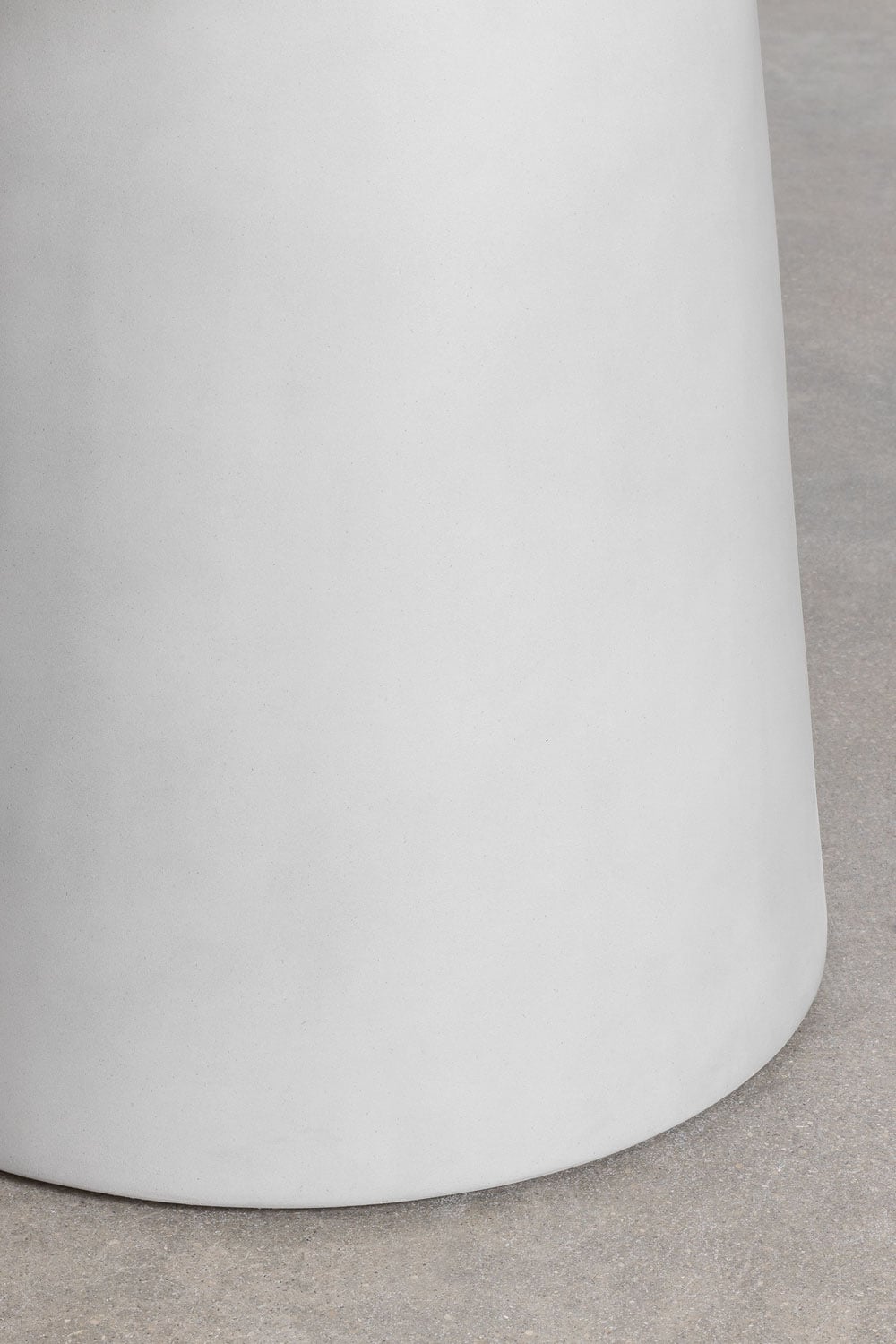 Outdoor table BETALO, round, sand grey