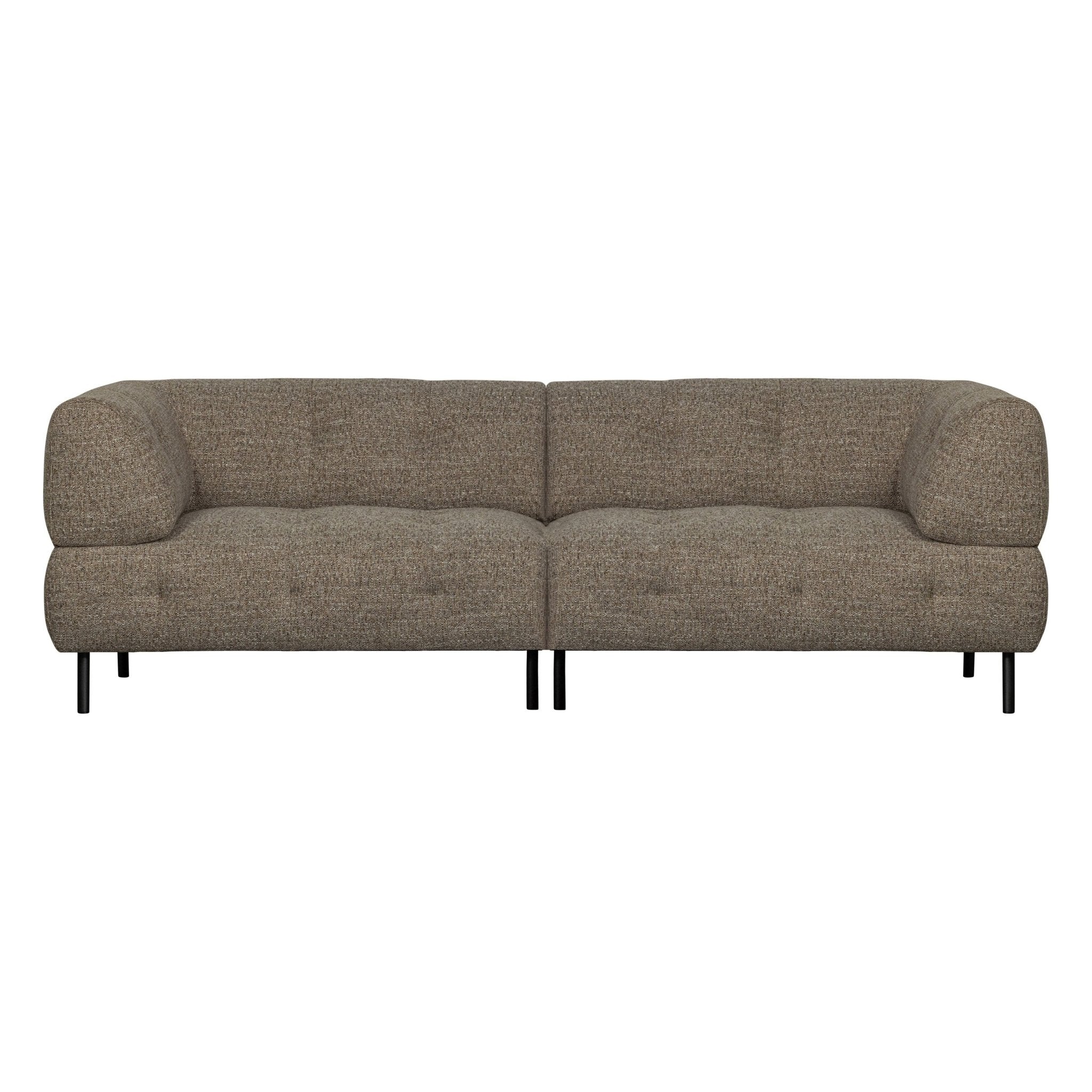 "Lloyd" 4 - ių vietų sofa, tamsiai ruda, melanžas - Namų Idėja