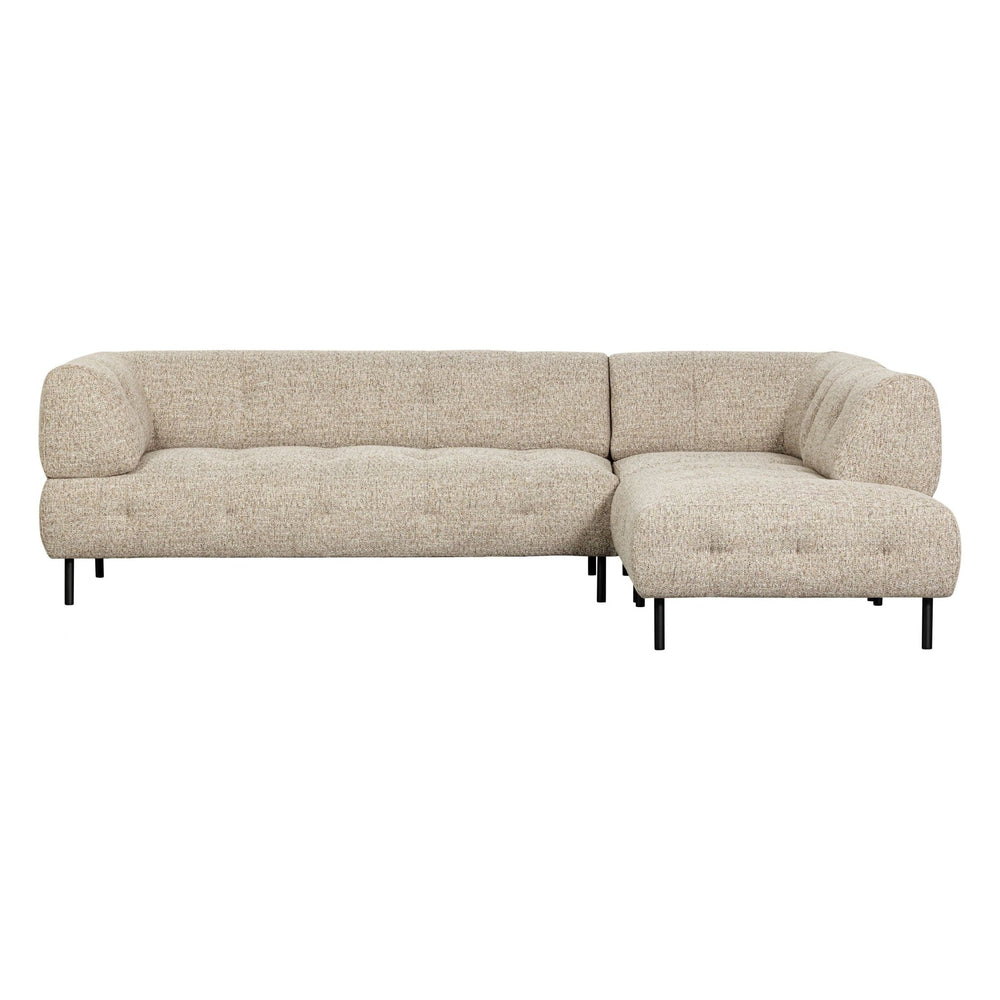 "Lloyd" dešinės pusės kampinė sofa, natūrali spalva, melanžas - Namų Idėja