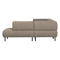 "Lloyd" dešinės pusės kampinė sofa, ruda spalva, melanžas - Namų Idėja