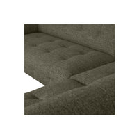 "Lloyd" dešinės pusės kampinė sofa, žalia spalva, melanžas - Namų Idėja