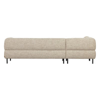 "Lloyd" kairės pusės kampinė sofa, natūrali spalva, melanžas - Namų Idėja