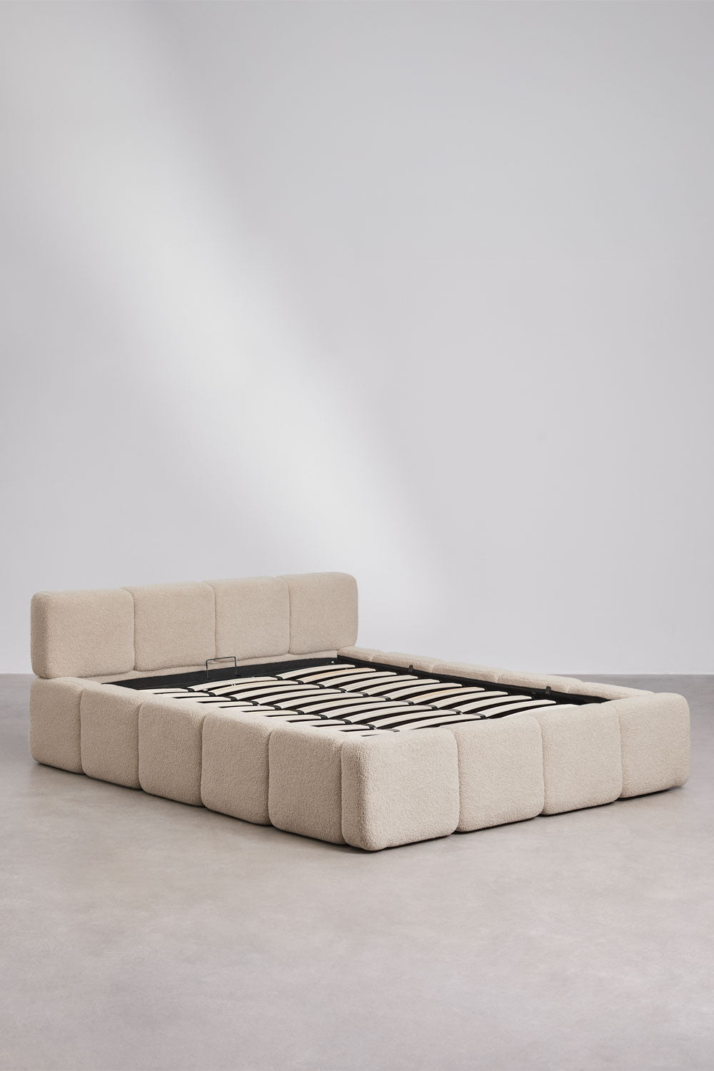 RARAURA upholstered bed with storage box