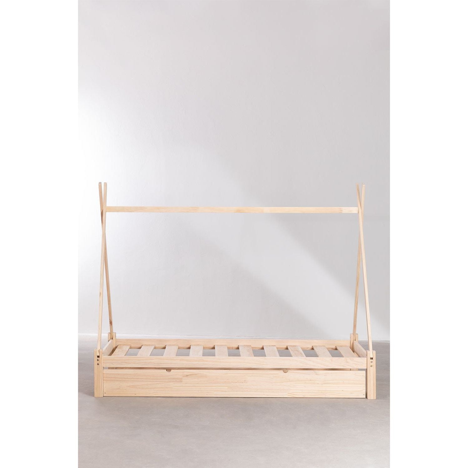 Medinė lova JANE, 90 cm., pušies mediena
