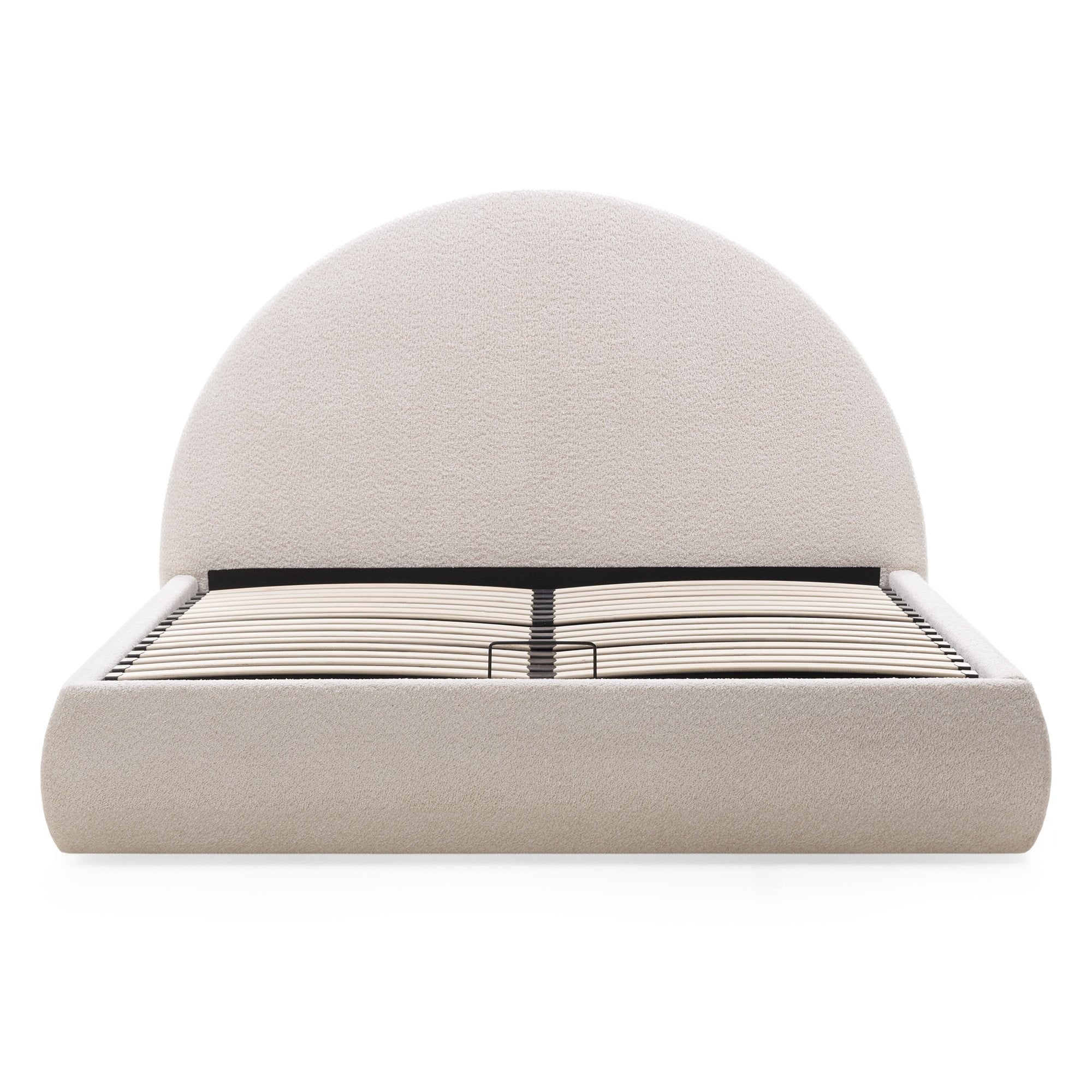 Bed PALIER, 140x200 cm, with storage, slats, sand