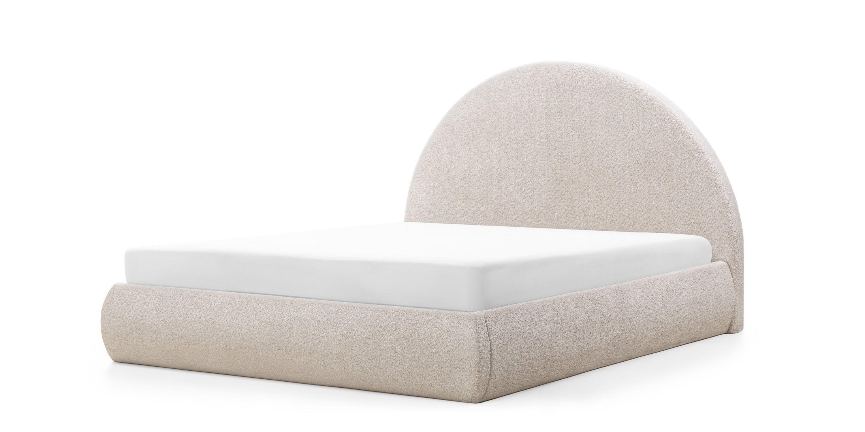 Bed PALIER, 140x200 cm, with storage, slats, sand