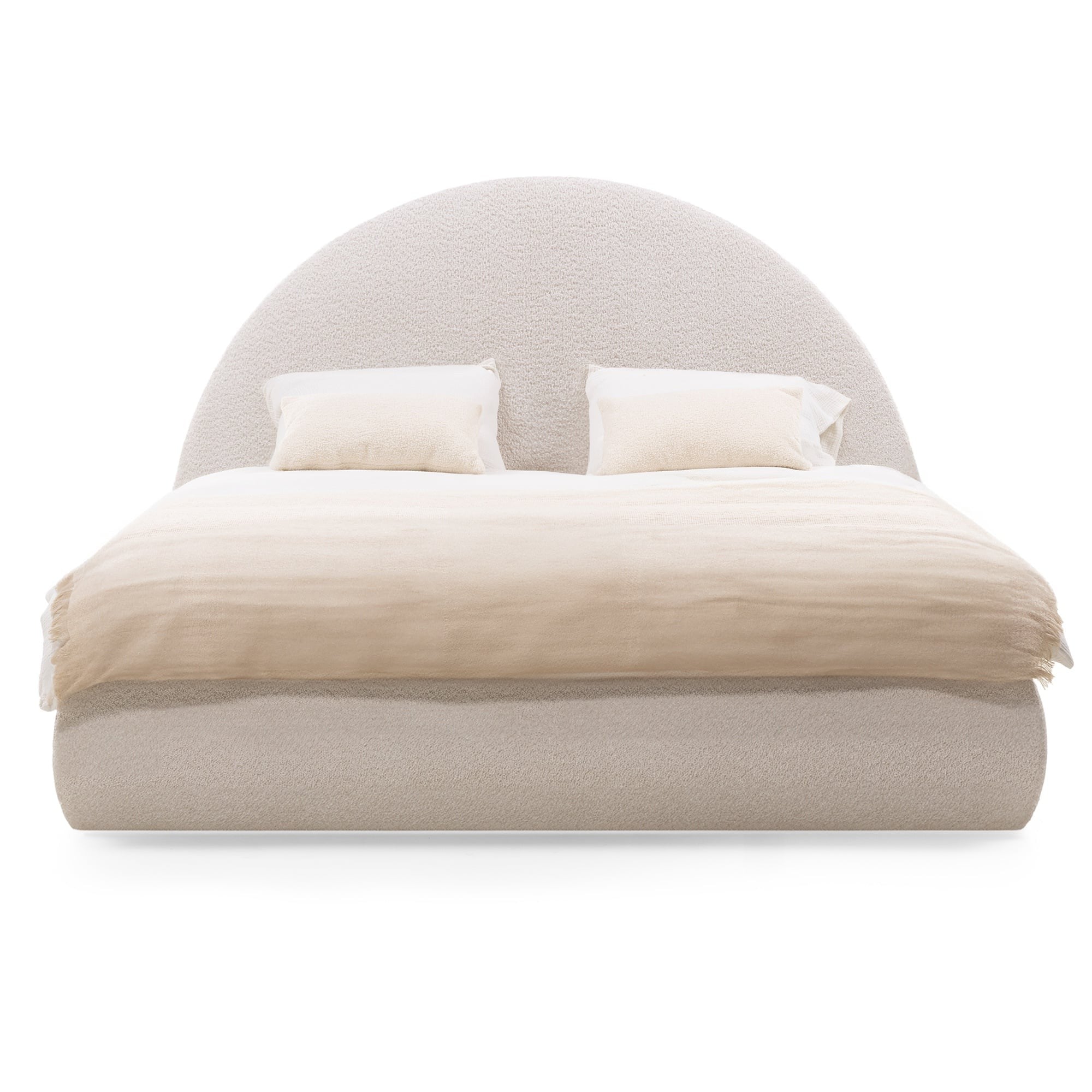 Bed PALIER, 140x200 cm, with storage, slats, sand
