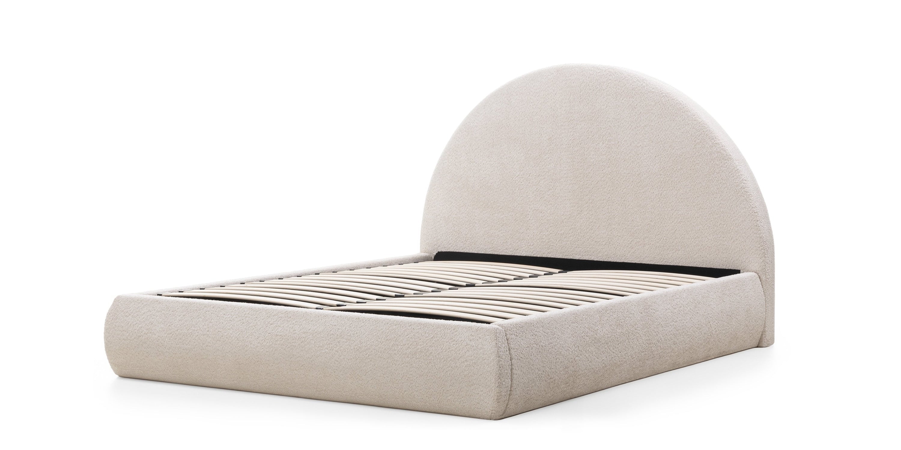 Bed PALIER, 140x200 cm, with storage, slats, sand