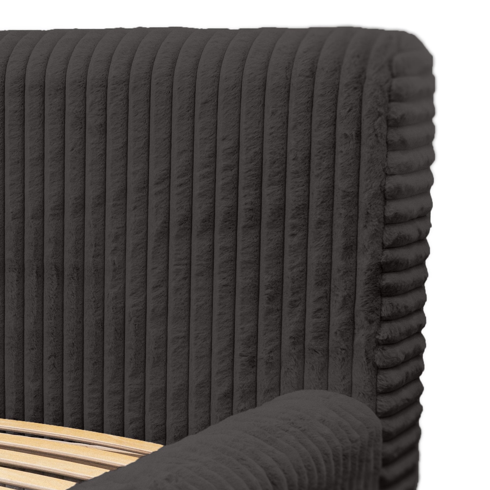 Minksta lova damari velvetas – minimalistinė lova, skirta patogiam poilsiui ir elegancijai | namuideja.lt | lovos, miegamasis