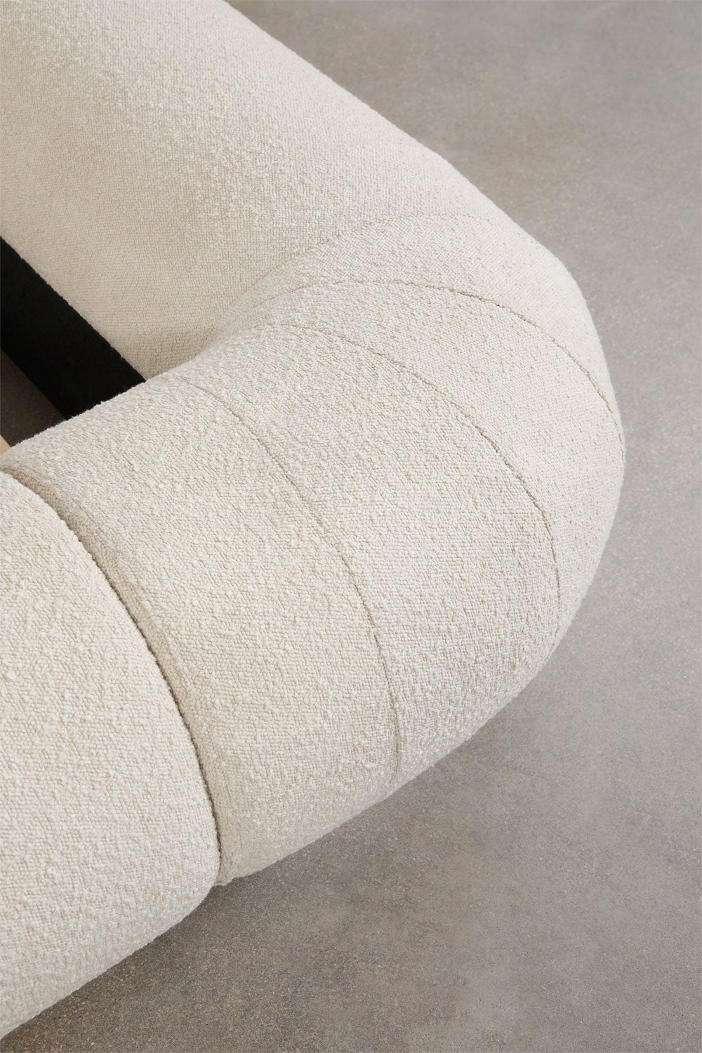 Lova BERNADET, bouclé baltos spalvos