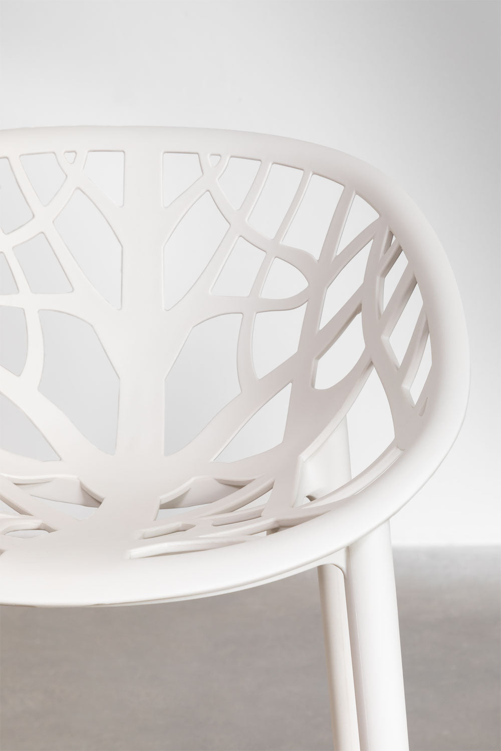Bar Stool MEKANO, white, 75 cm
