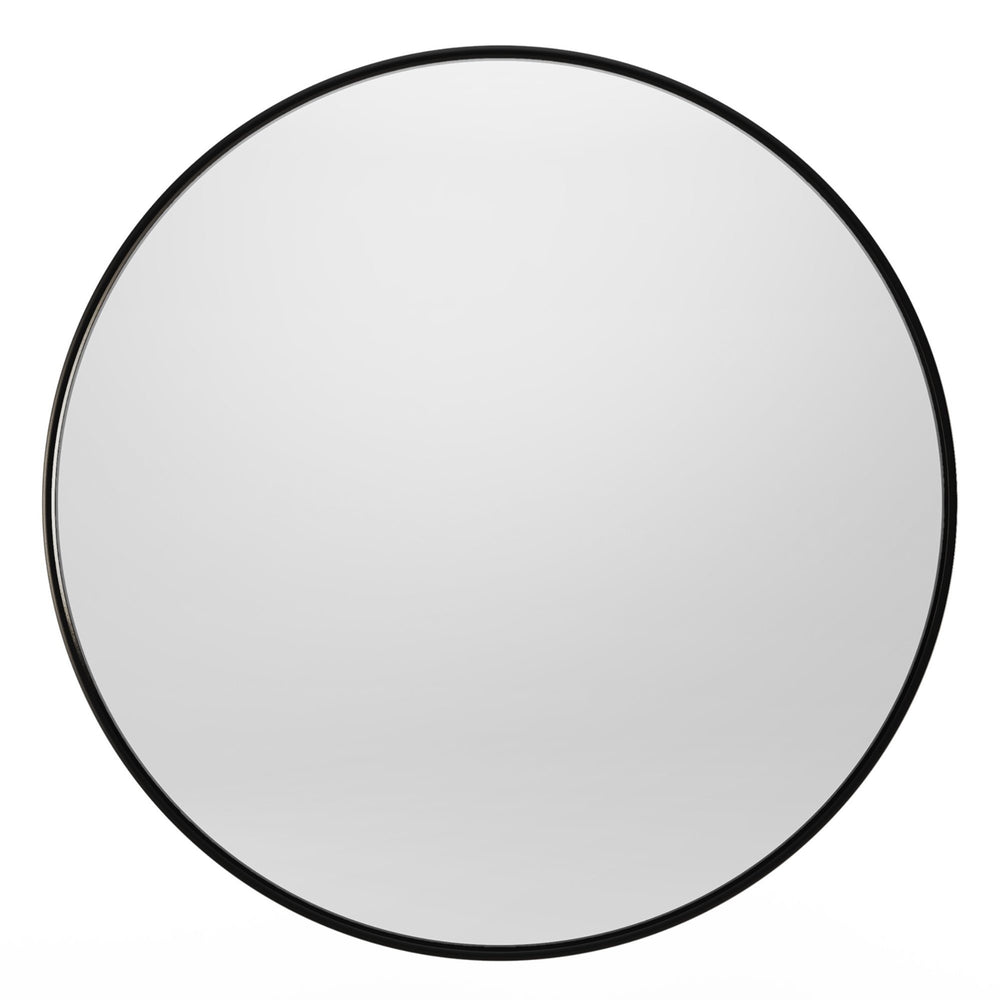 Round mirror METIER, black, 60 cm