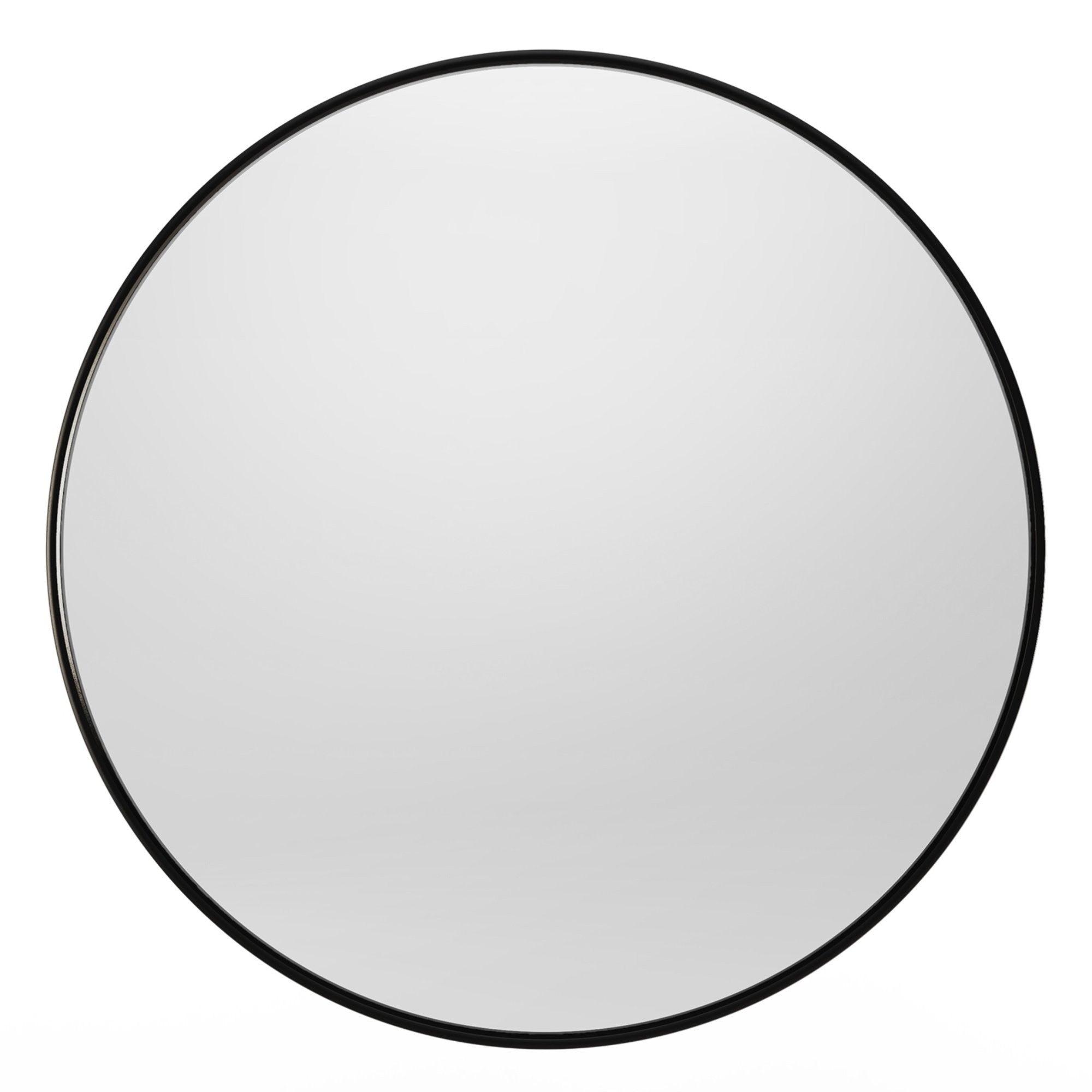 Apaļš spogulis METIER, melns, 60 cm