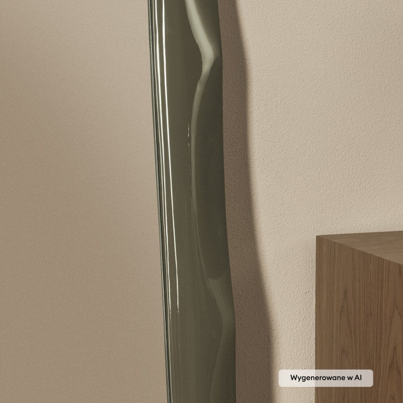 Veidrodis NOELIA 180x80 cm, žalia/pilka