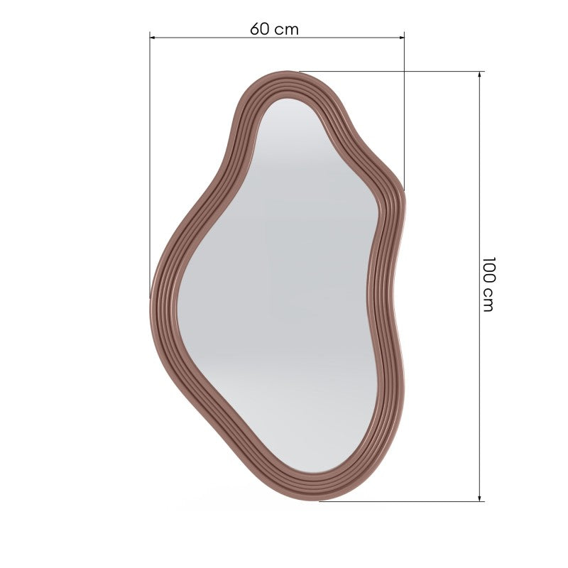 Veidrodis GREZIOSO 60x100 cm, mocha