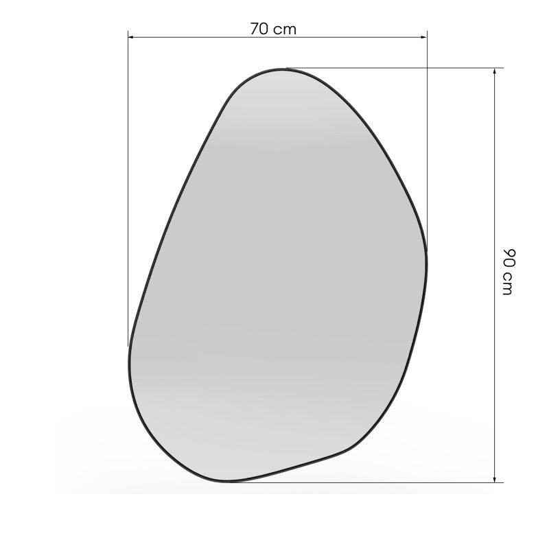 Veidrodis MOTIVO 70x90 cm