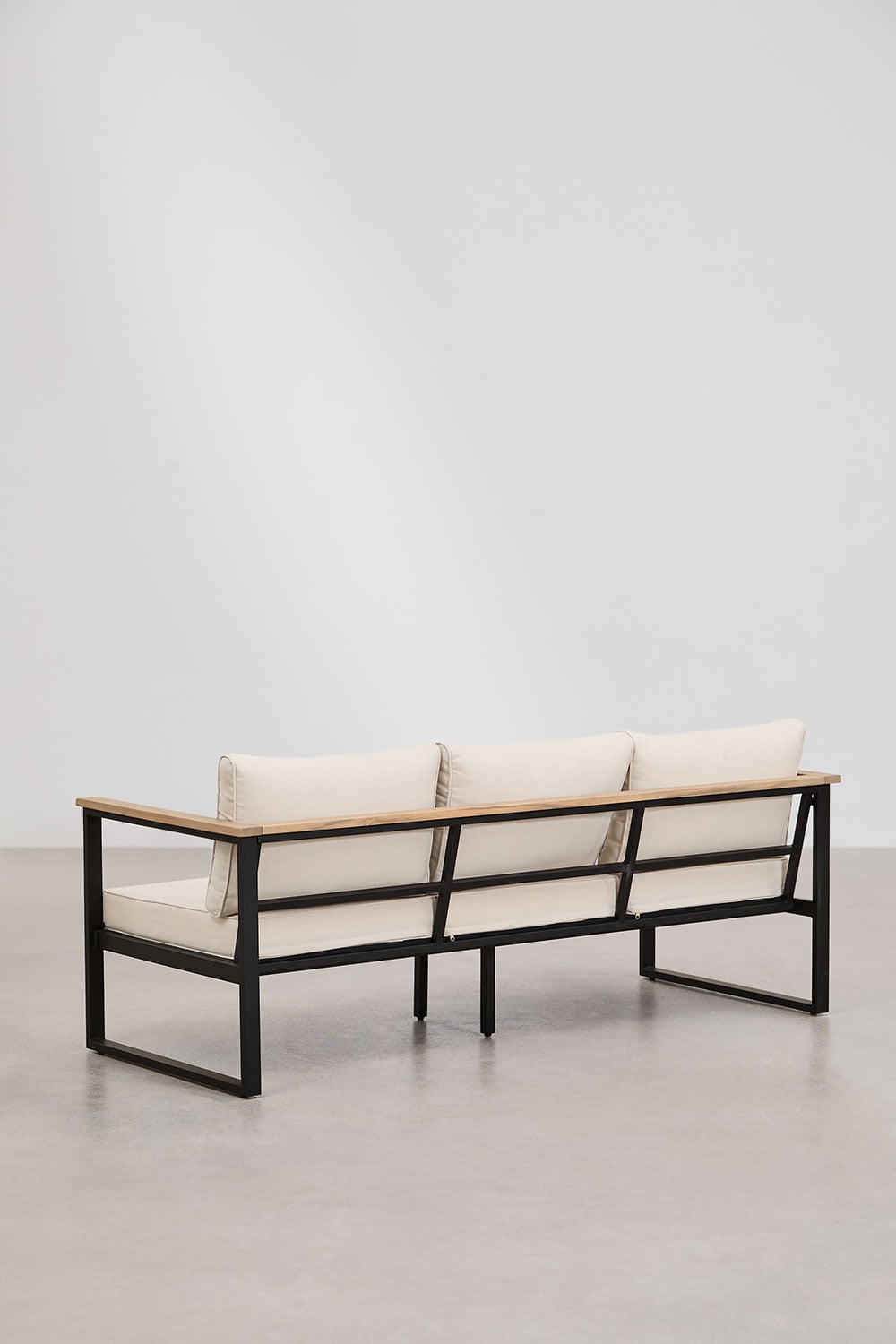 ALCANTO set, 5-seater aluminium, black