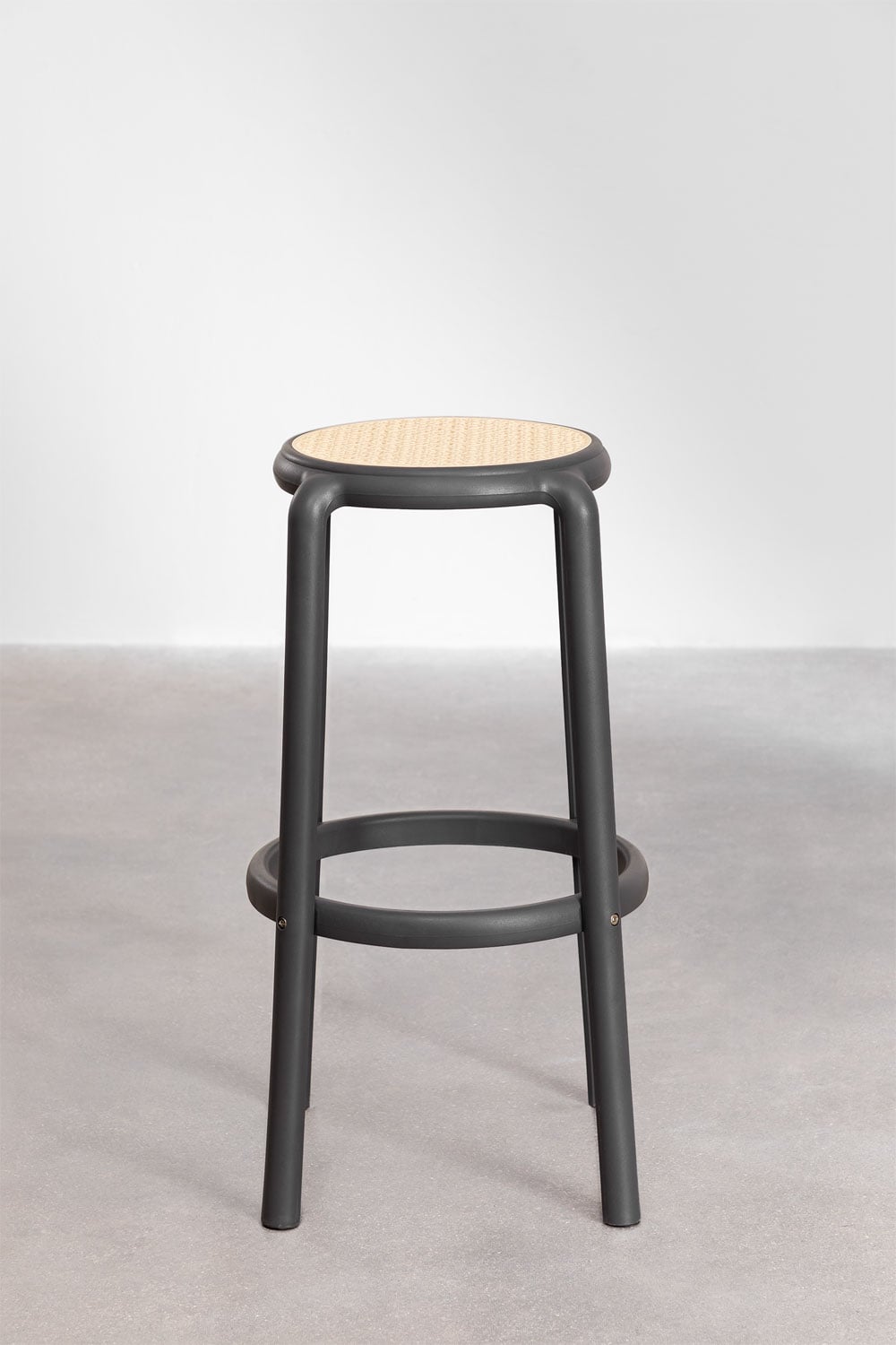 Outdoor bar set MIZZI, 3 pcs, graphite grey