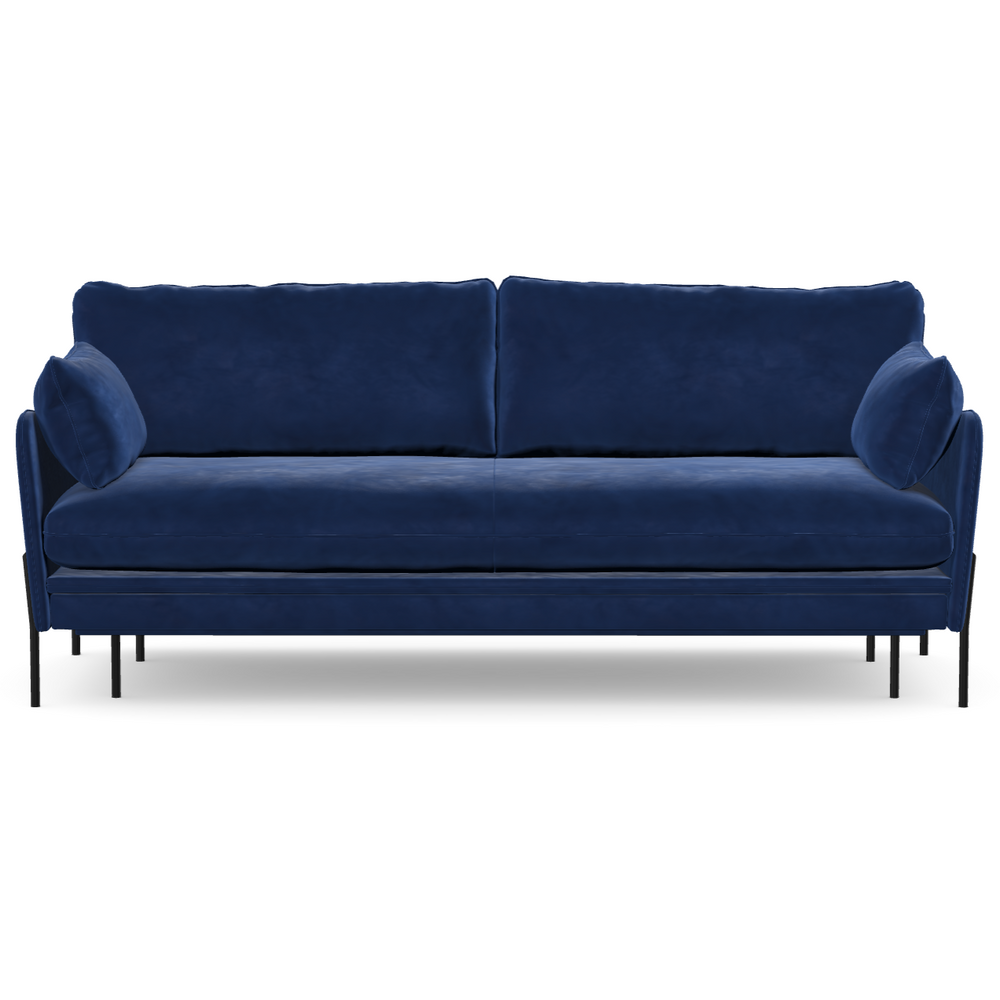 3 vietų sofa lova DONNIE, Marine blue spalva