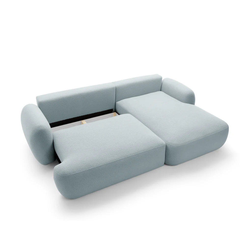 Kampinė sofa MEIDA, tamsiai mėlyna