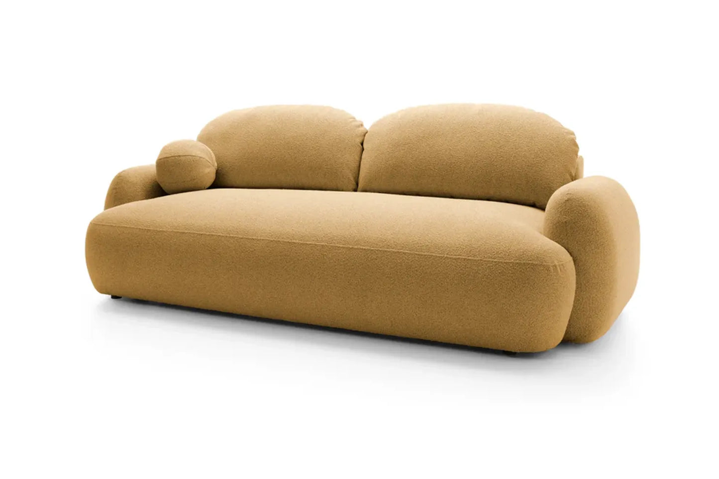 Sofa MEIDA su miego funkcija, bouclé inca gold
