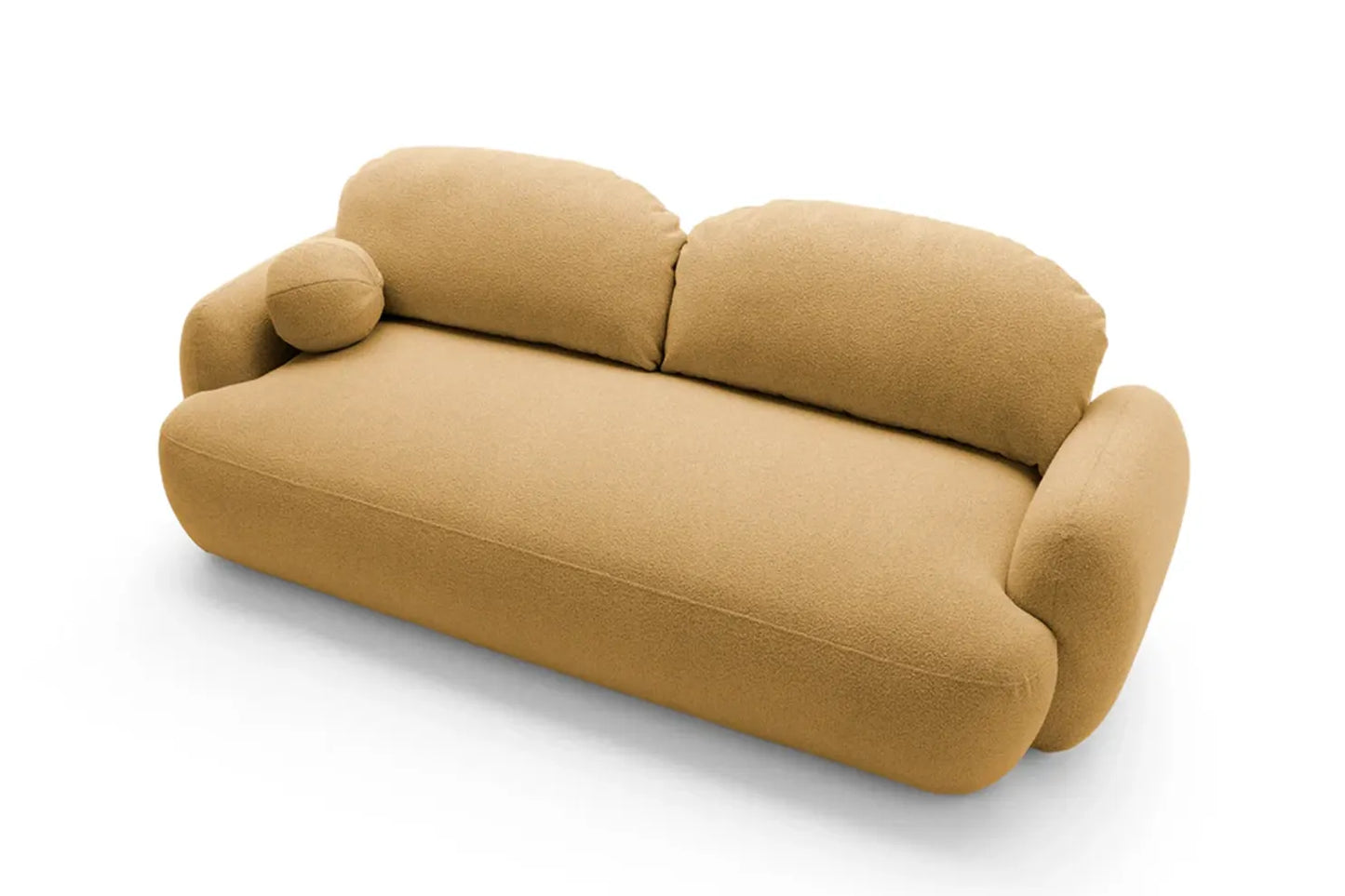 Sofa MEIDA su miego funkcija, bouclé inca gold