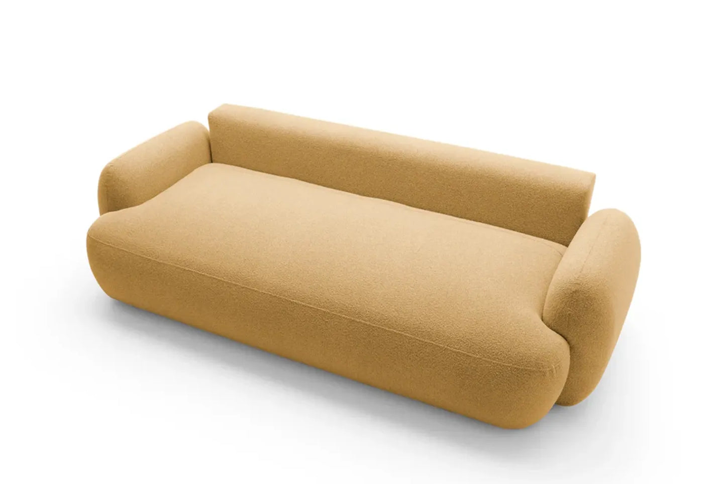 Sofa MEIDA su miego funkcija, bouclé inca gold