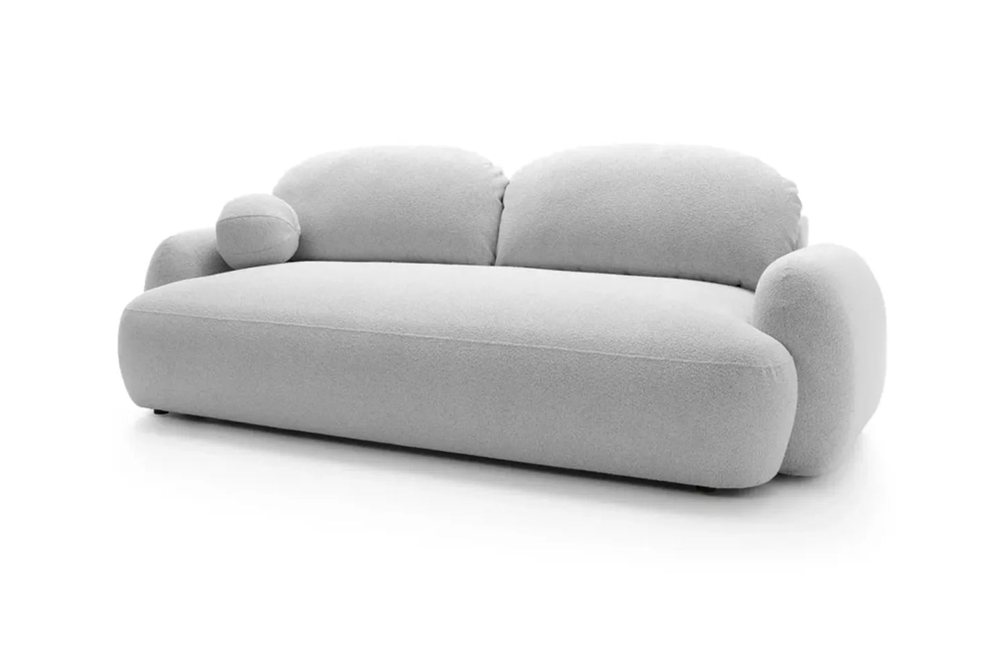 Sofa MEIDA su miego funkcija, bouclé ash
